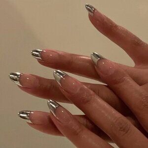 Beautiful press-on or glue-on nails.